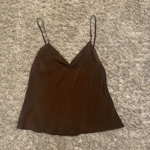 Brown Tank Top